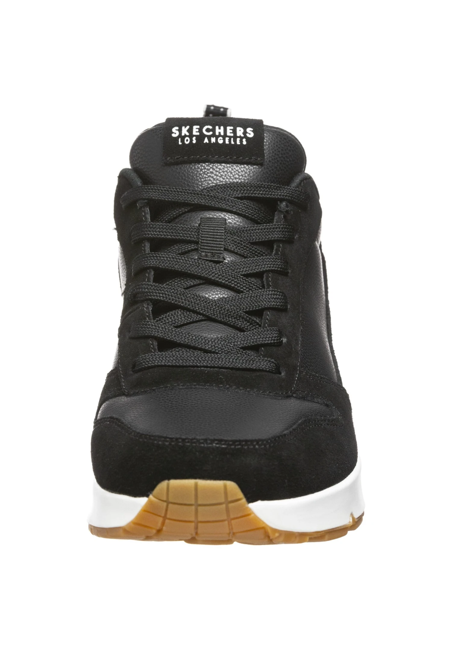 Skechers Sneakers Laag - Black Leather / Pu / White Trim 9 Skechers Sneakers Laag - Black Leather / Pu / White Trim - Afbeelding 7