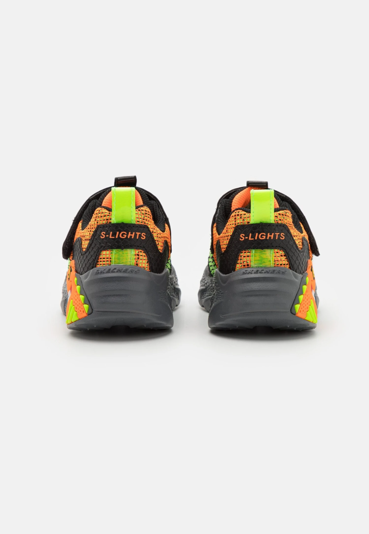 Skechers Dino Lights Unisex - Sneakers Laag - Black/Orange/Green 5 Skechers Dino Lights Unisex - Sneakers Laag - Black/Orange/Green - Afbeelding 3