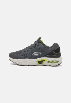 Skech Air- Sneakers Laag - Charcoal/Lime