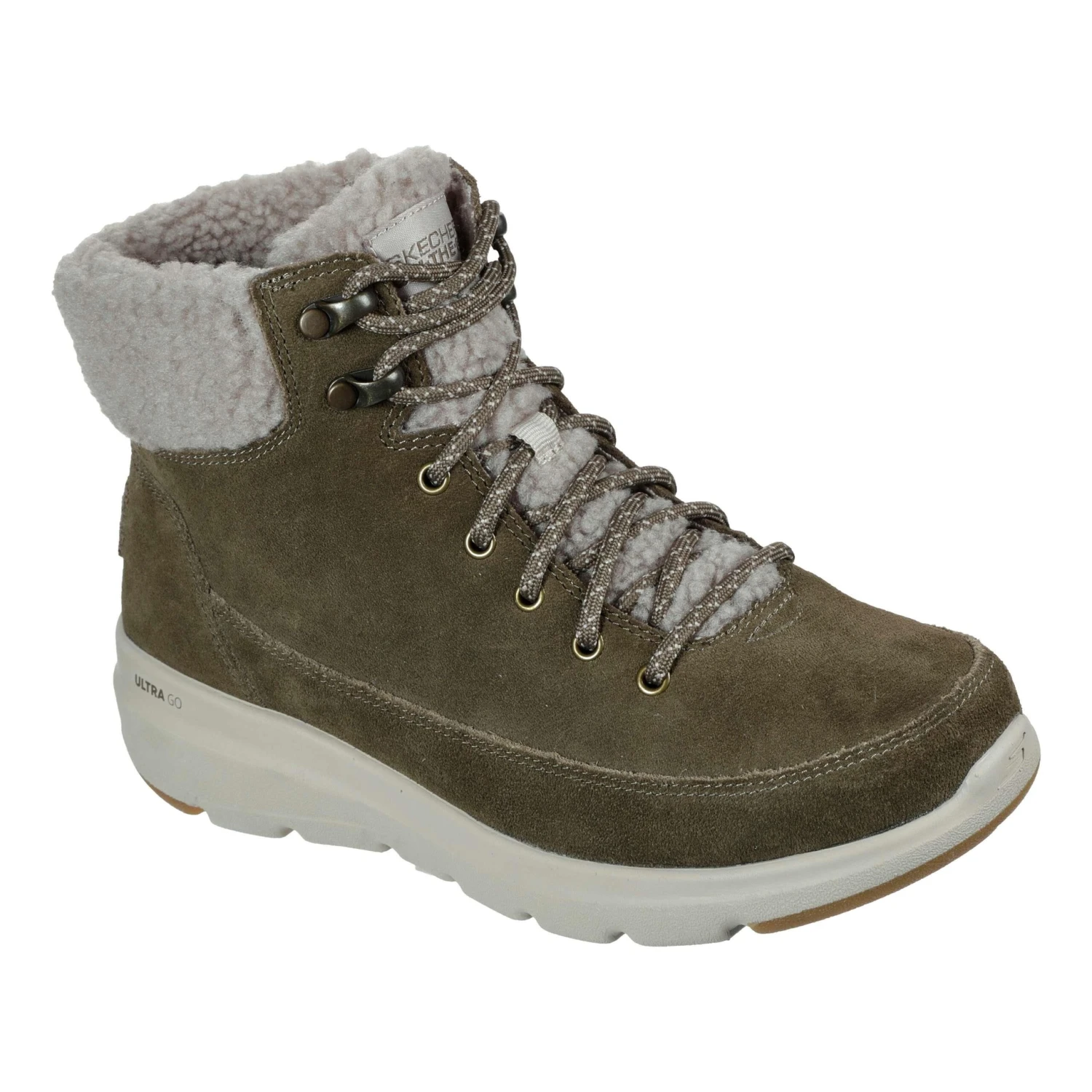 Skechers Glacial - Woodlands 16677 Vrijetijdsschoenen Dames Olive 3 Skechers Glacial - Woodlands 16677 Vrijetijdsschoenen Dames Olive