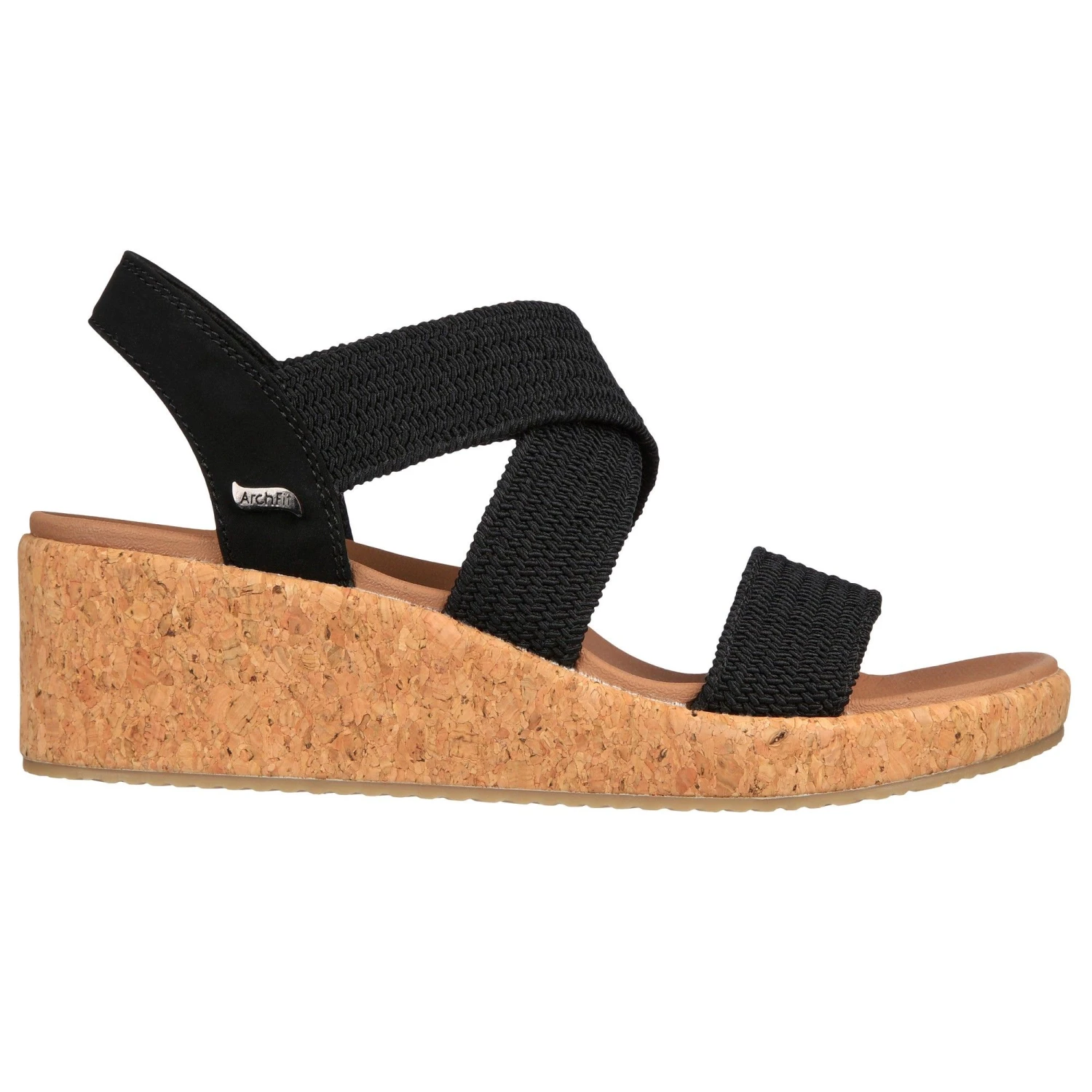 Skechers Arch Fit Beverlee - Love Stay Sandalen Dames Zwart 3 Skechers Arch Fit Beverlee - Love Stay Sandalen Dames Zwart