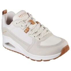 Skechers Uno - Layover 155356 Vrijetijdsschoenen Dames Gebroken Wit -Skechers 146661 100 03