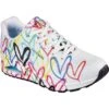 Skechers Uno - Spread The Love 155507 Vrijetijdsschoenen Dames Wit -Skechers 146663 500 01