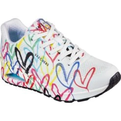 Skechers Uno - Spread The Love 155507 Vrijetijdsschoenen Dames Wit