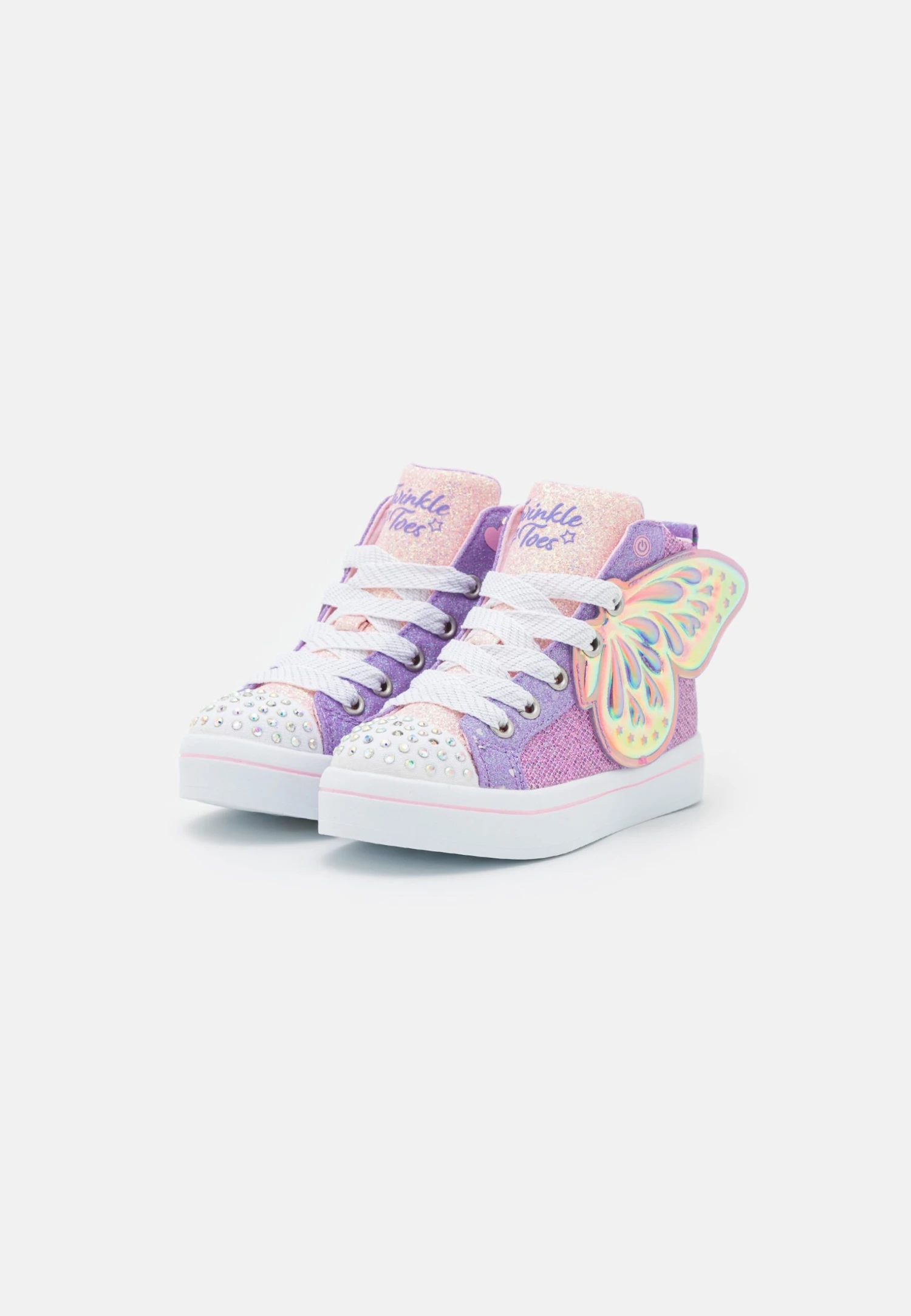 Skechers Twi-Lites 2.0 - Sneakers Hoog - Lavender/Multi-Coloured/Light Pink 4 Skechers Twi-Lites 2.0 - Sneakers Hoog - Lavender/Multi-Coloured/Light Pink - Afbeelding 2