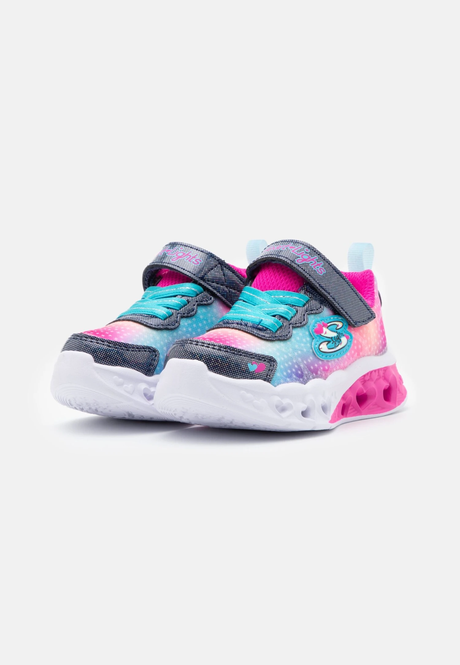 Skechers Flutter Heart Lights - Sneakers Laag - Navy/Multicolor 4 Skechers Flutter Heart Lights - Sneakers Laag - Navy/Multicolor - Afbeelding 2