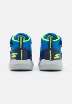 Skechers Exposed Sidewall Lights - Sneakers Hoog - Blue/Navy/Lime -Skechers 1e57a1ac104a45abb1647fc02c7bd95e