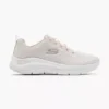 Skechers Beige Arch Comfort Natural Flutter -Skechers 2022127 H1