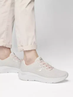 Skechers Beige Arch Comfort Natural Flutter -Skechers 2022127 H10