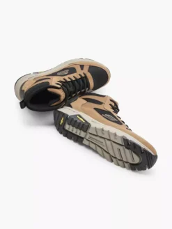 Skechers Bruin/ Zwarte Hoge Sneaker Memory Foam -Skechers 2075627 H3