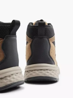 Skechers Bruin/ Zwarte Hoge Sneaker Memory Foam -Skechers 2075627 H4