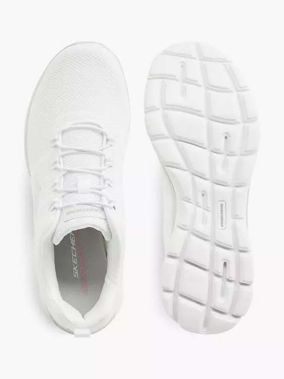 Skechers Witte Pure Genius - Optimistic Mix 5 Skechers Witte Pure Genius - Optimistic Mix - Afbeelding 3