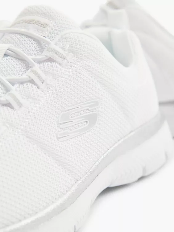 Skechers Witte Pure Genius - Optimistic Mix 7 Skechers Witte Pure Genius - Optimistic Mix - Afbeelding 5