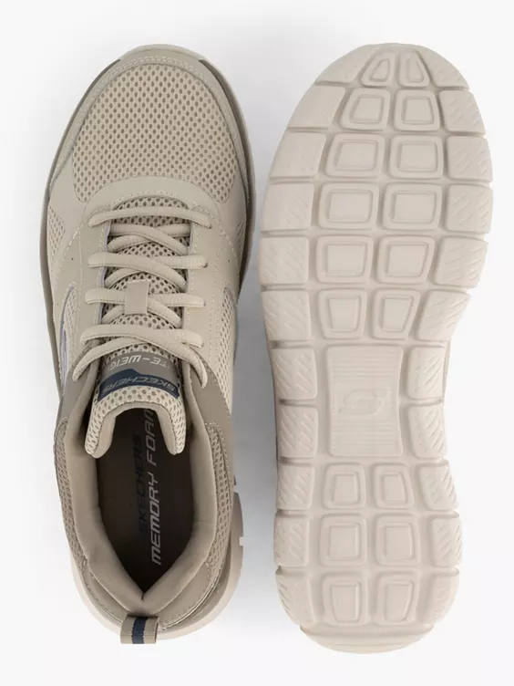 Skechers Beige Track- Syntac 5 Skechers Beige Track- Syntac - Afbeelding 3