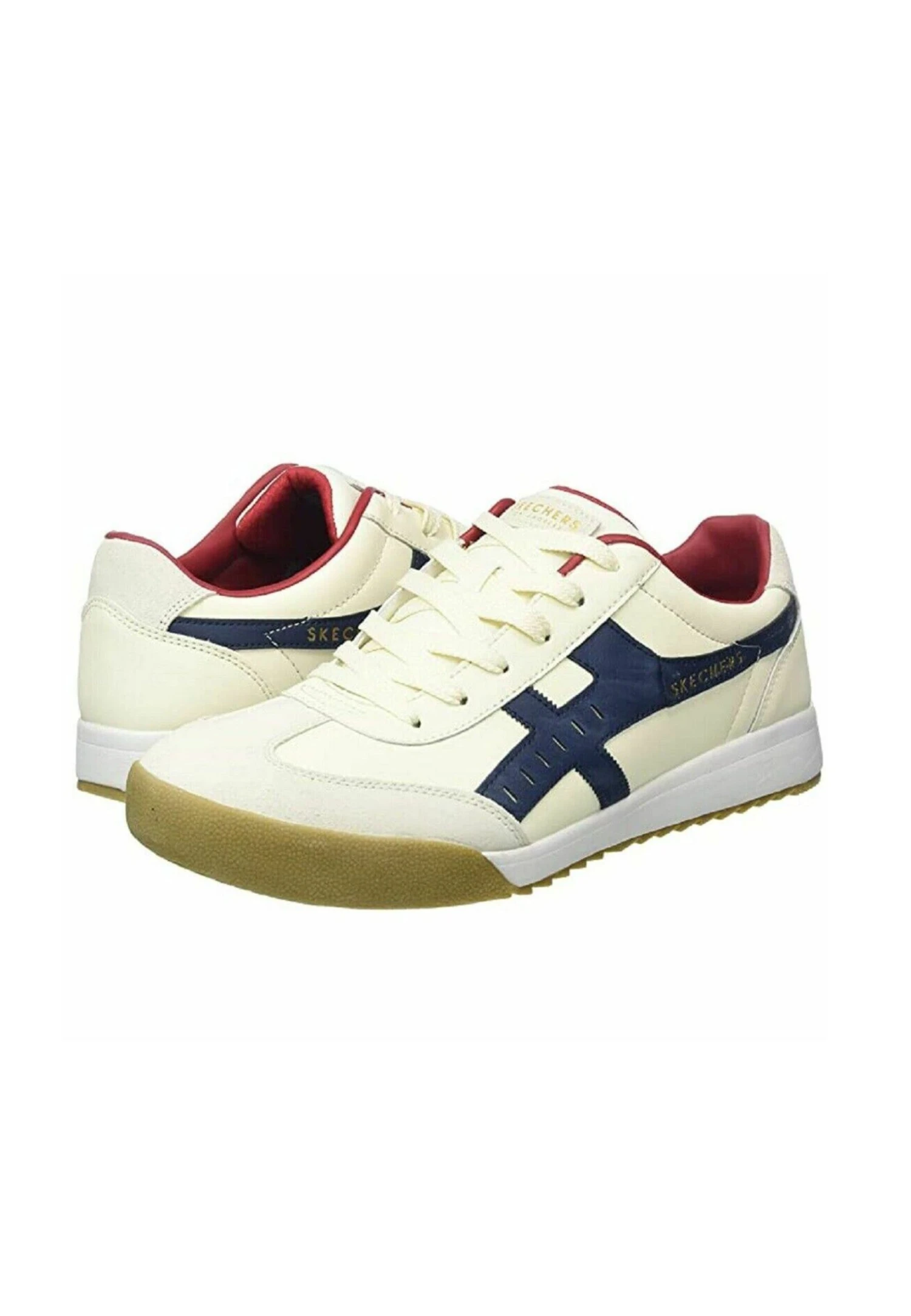 Skechers Sneakers Laag - Bianco Blu Rosso 6 Skechers Sneakers Laag - Bianco Blu Rosso - Afbeelding 4