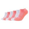 Skechers Basic Cushioned Sneaker 6 Pack - Sokken - Dusty Coral