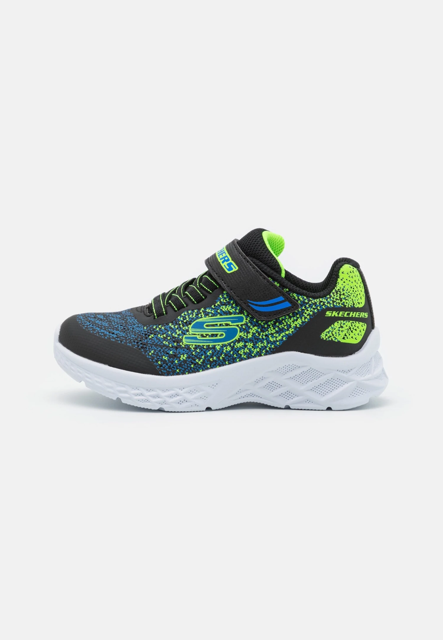 Skechers Microspec 2.0 - Sneakers Laag - Black/Blue/Lime 3 Skechers Microspec 2.0 - Sneakers Laag - Black/Blue/Lime