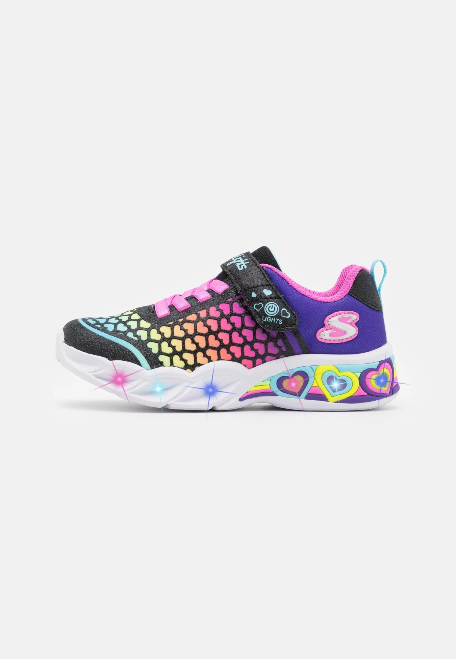 Skechers Sweetheart Lights - Sneakers Laag - Black/Multicolor 3 Skechers Sweetheart Lights - Sneakers Laag - Black/Multicolor