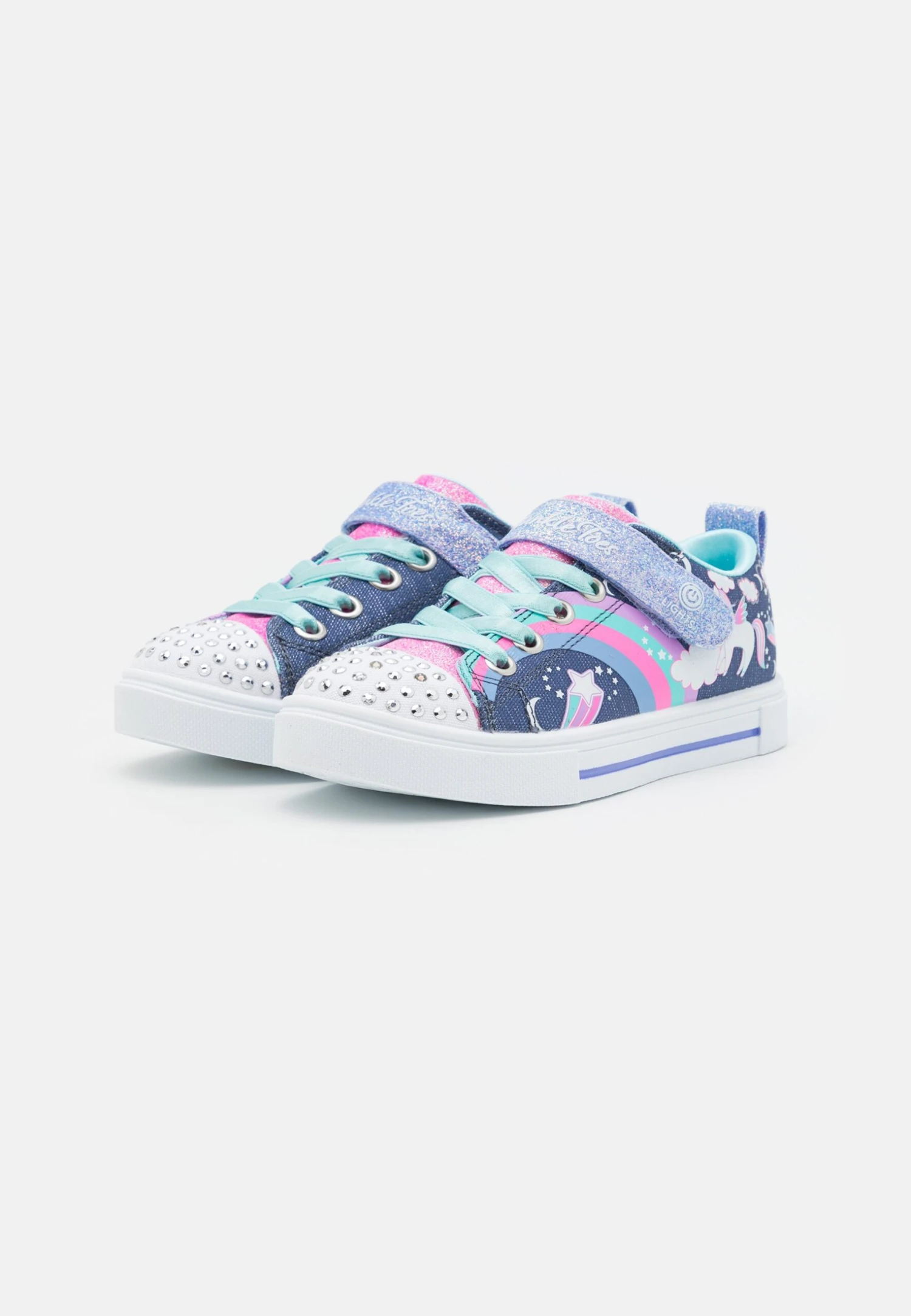 Skechers Twinkle Sparks - Sneakers Laag - Navy/Multicolor 4 Skechers Twinkle Sparks - Sneakers Laag - Navy/Multicolor - Afbeelding 2