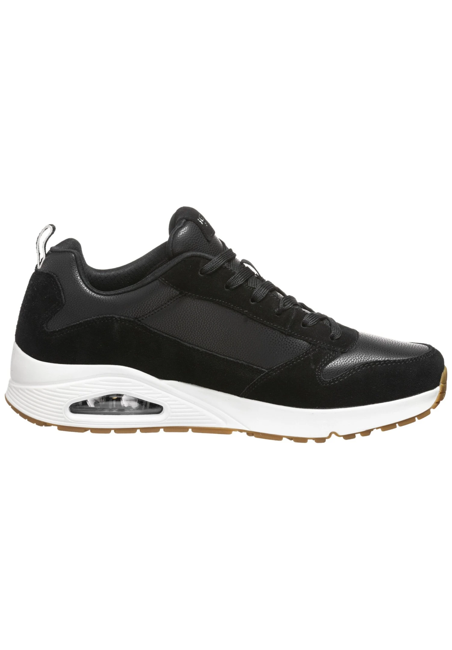 Skechers Sneakers Laag - Black Leather / Pu / White Trim 8 Skechers Sneakers Laag - Black Leather / Pu / White Trim - Afbeelding 6