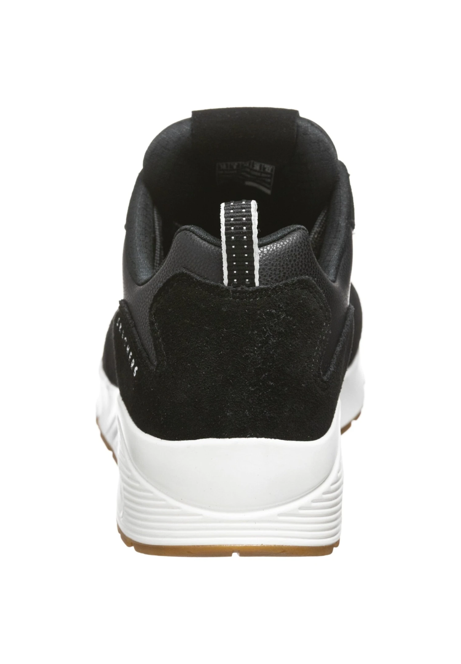 Skechers Sneakers Laag - Black Leather / Pu / White Trim 6 Skechers Sneakers Laag - Black Leather / Pu / White Trim - Afbeelding 4