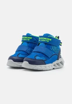 Skechers Exposed Sidewall Lights - Sneakers Hoog - Blue/Navy/Lime -Skechers 34a8a4395de341a1a79d7d34319357d4