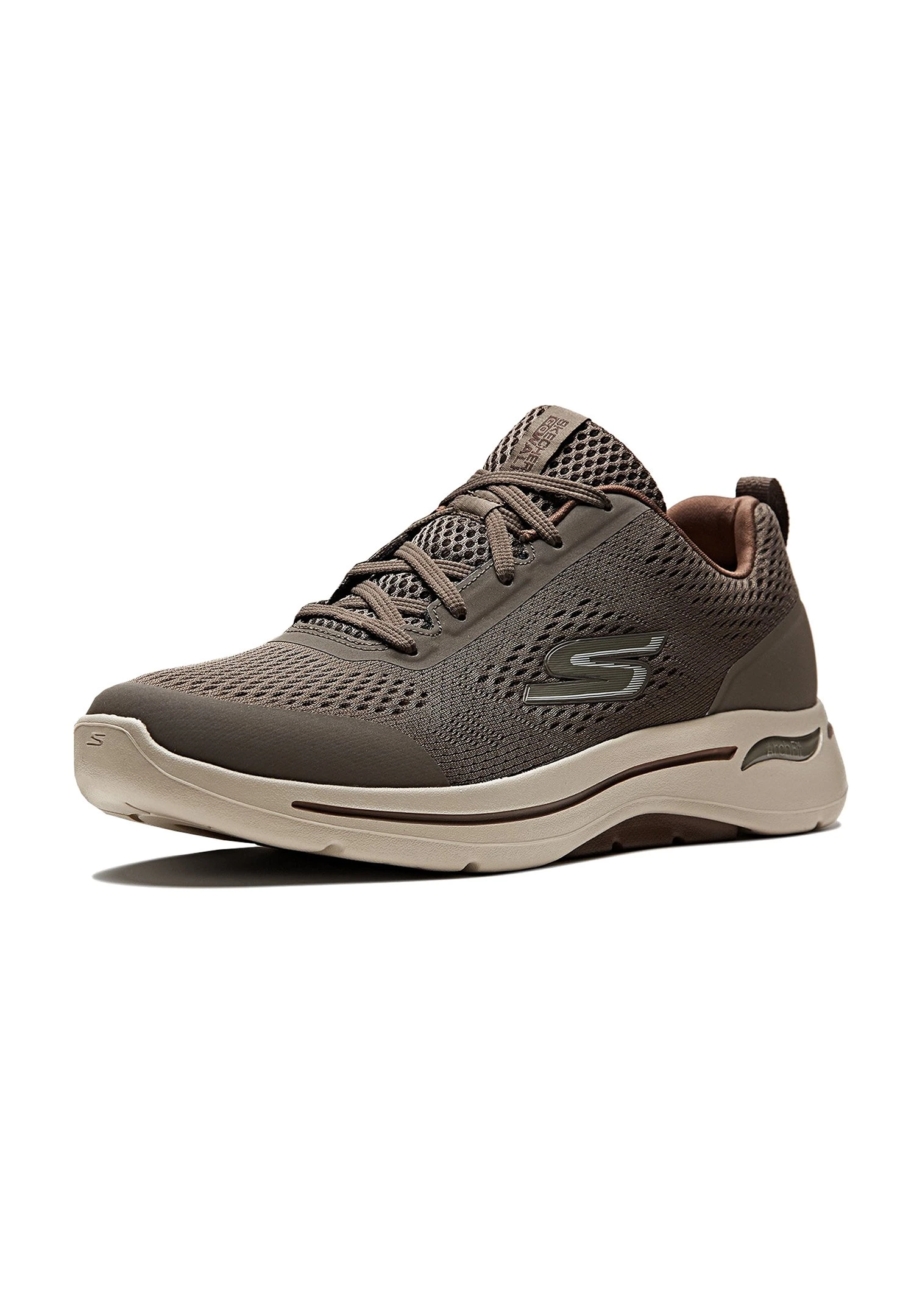 Skechers Go Walk Arch Fit - Sneakers Laag - Taupe Tpe 4 Skechers Go Walk Arch Fit - Sneakers Laag - Taupe Tpe - Afbeelding 2