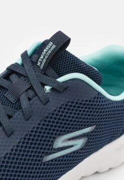 Go Walk Lace Up Walking Trainers - Sportieve Wandelschoenen - Navy/Aqua -Skechers 44519e8ce7f04b22b072a1254496f3df