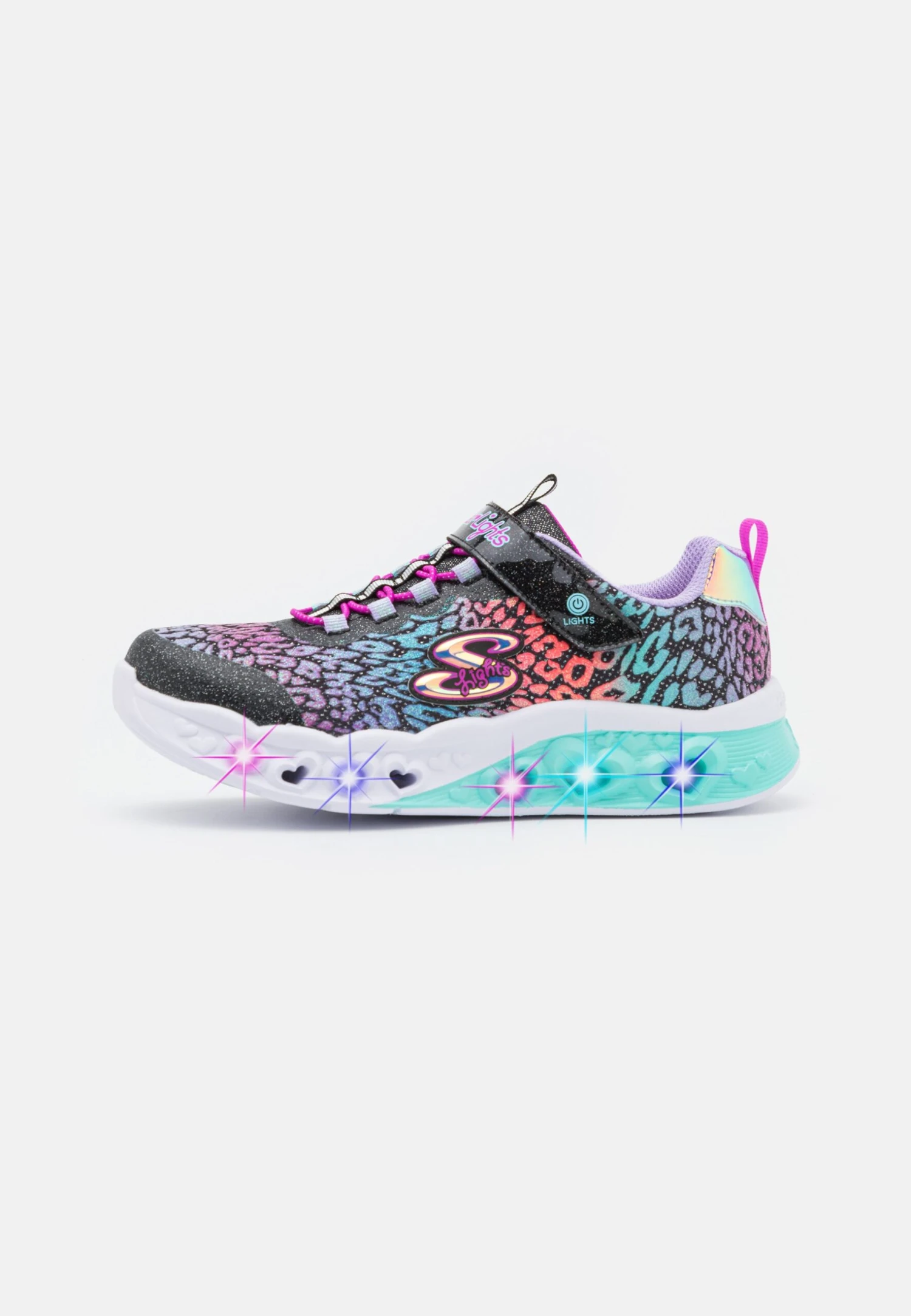 Skechers Flutter Heart Lights - Sneakers Laag - Black/Multi-Coloured 3 Skechers Flutter Heart Lights - Sneakers Laag - Black/Multi-Coloured