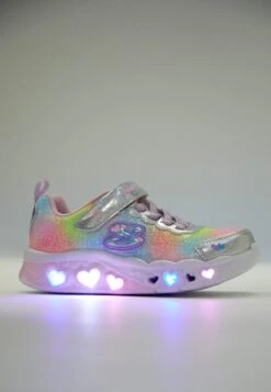 Skechers Flutter Heart Lights - Sneakers Laag - Silver -Skechers 4b31c959279d465ca3df8076972985b5