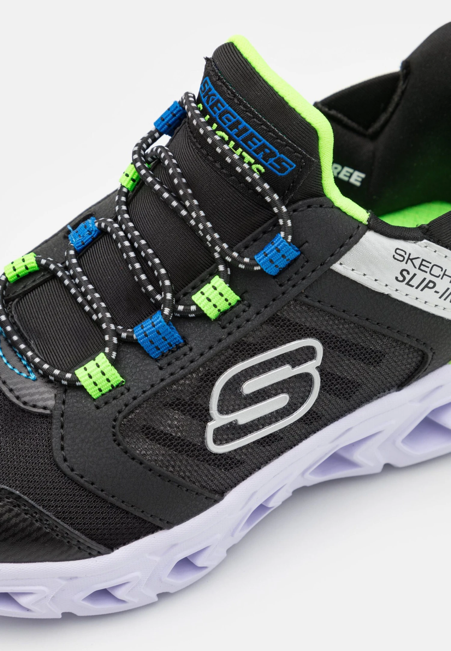 Skechers Hypno Flash 2.0 Unisex - Sneakers Laag - Black/Lime/Blue/Silver 8 Skechers Hypno Flash 2.0 Unisex - Sneakers Laag - Black/Lime/Blue/Silver - Afbeelding 6