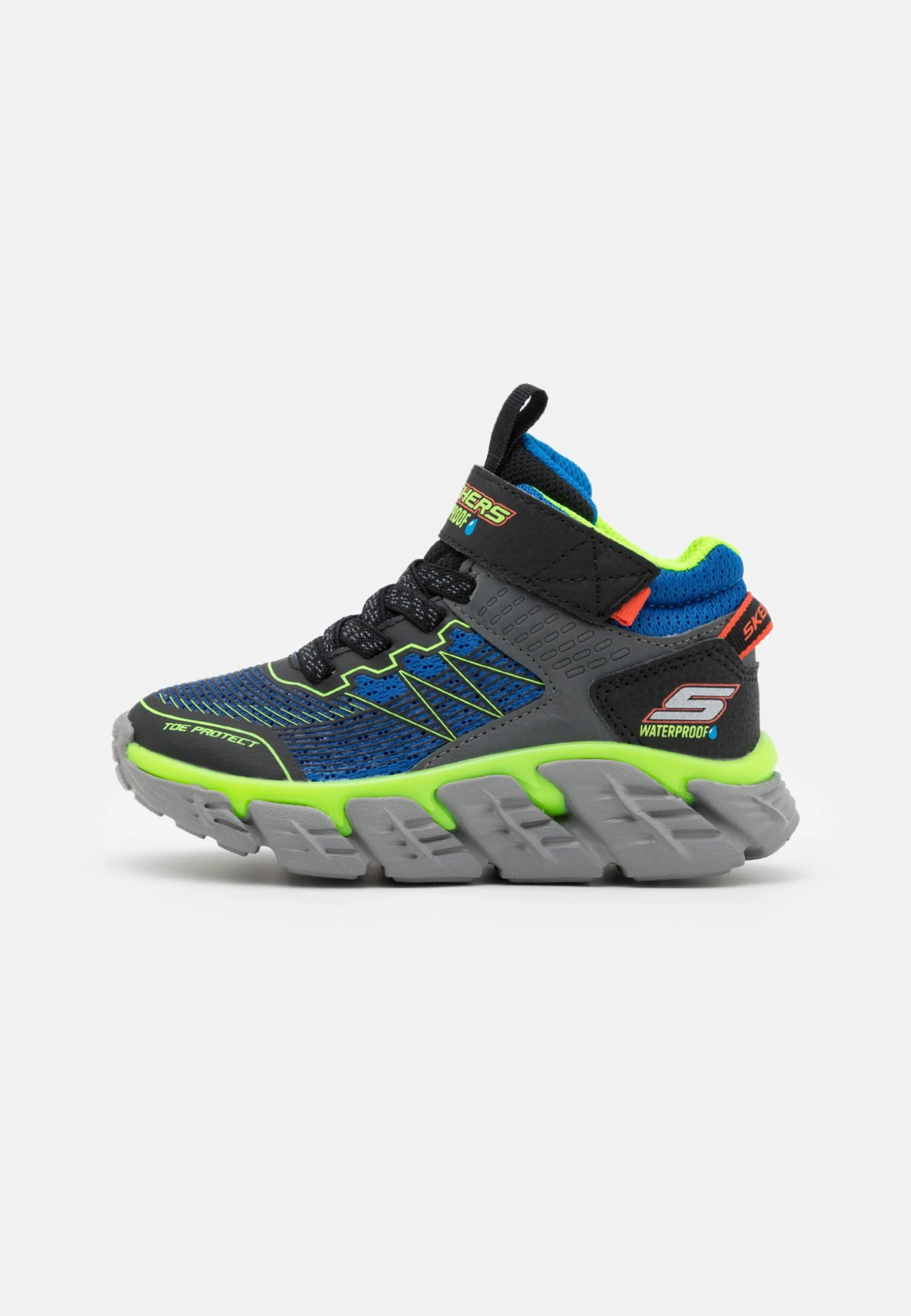 Skechers Tech-Grip - Sneakers Hoog - Royal/Black/Lime/Orange 3 Skechers Tech-Grip - Sneakers Hoog - Royal/Black/Lime/Orange