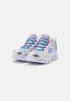 Skechers Galaxy Lights - Sneakers Laag - Silver Synthetic/Multi Trim -Skechers 5363b1e899a0451ebf3098dd91ede56c