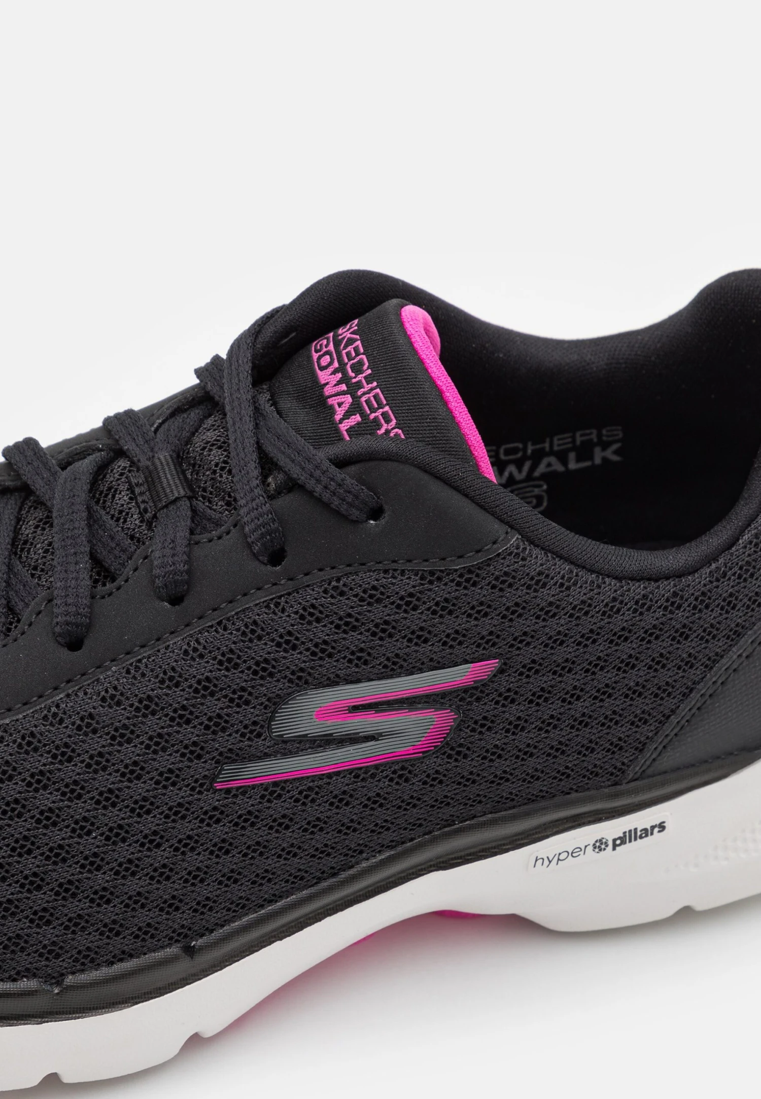 Go Walk 6 Iconic Vision - Sportieve Wandelschoenen - Black/Hot Pink 8 Go Walk 6 Iconic Vision - Sportieve Wandelschoenen - Black/Hot Pink - Afbeelding 6