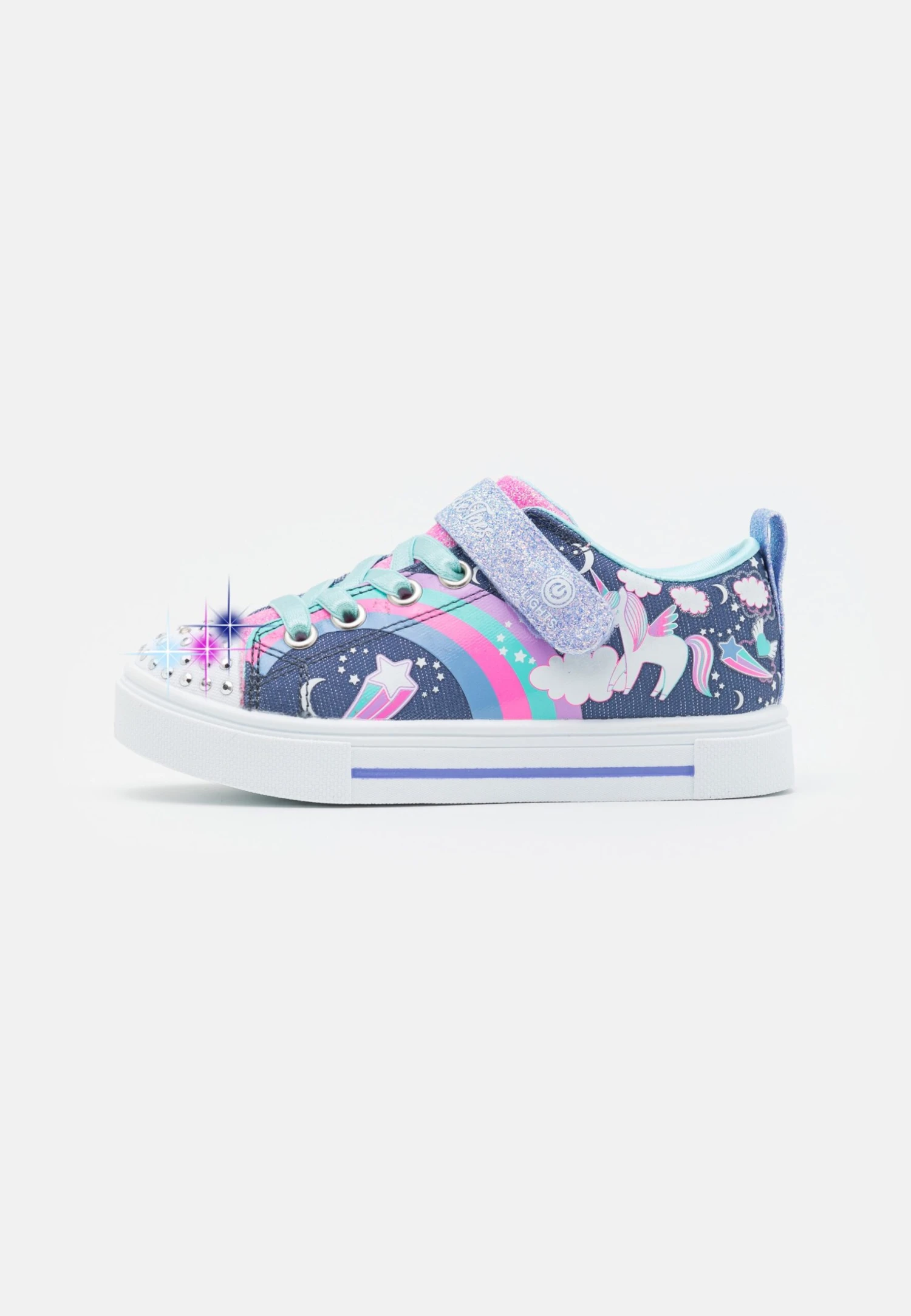 Skechers Twinkle Sparks - Sneakers Laag - Navy/Multicolor 3 Skechers Twinkle Sparks - Sneakers Laag - Navy/Multicolor