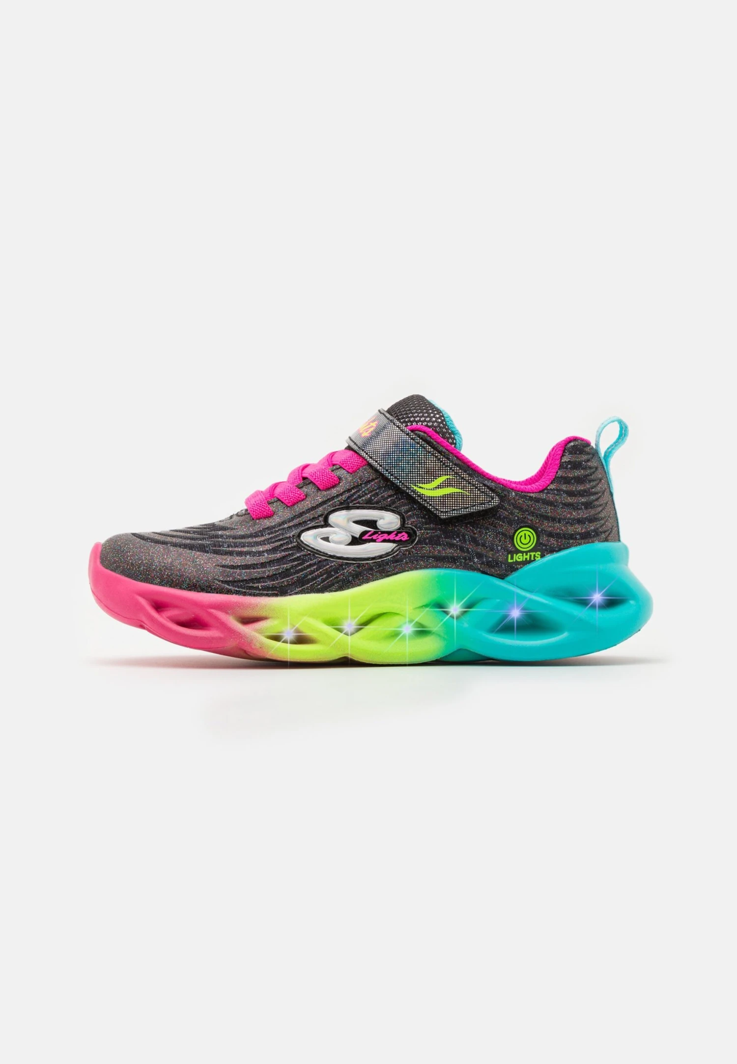 Skechers Twisty Brights - Sneakers Laag - Black/Multi Trim 3 Skechers Twisty Brights - Sneakers Laag - Black/Multi Trim