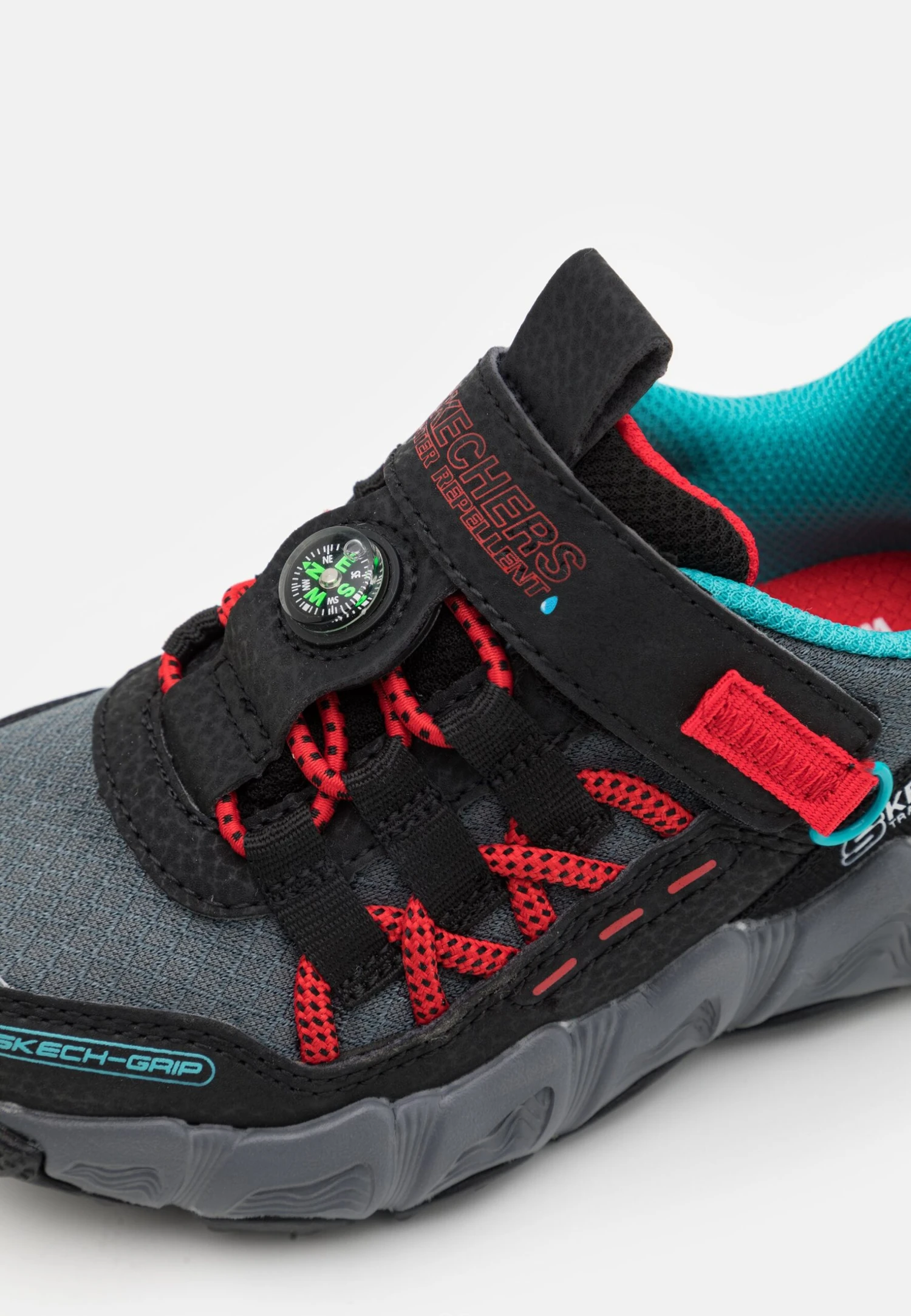 Skechers Velocitrek - Sneakers Laag - Black/Turquoise/Red 8 Skechers Velocitrek - Sneakers Laag - Black/Turquoise/Red - Afbeelding 6