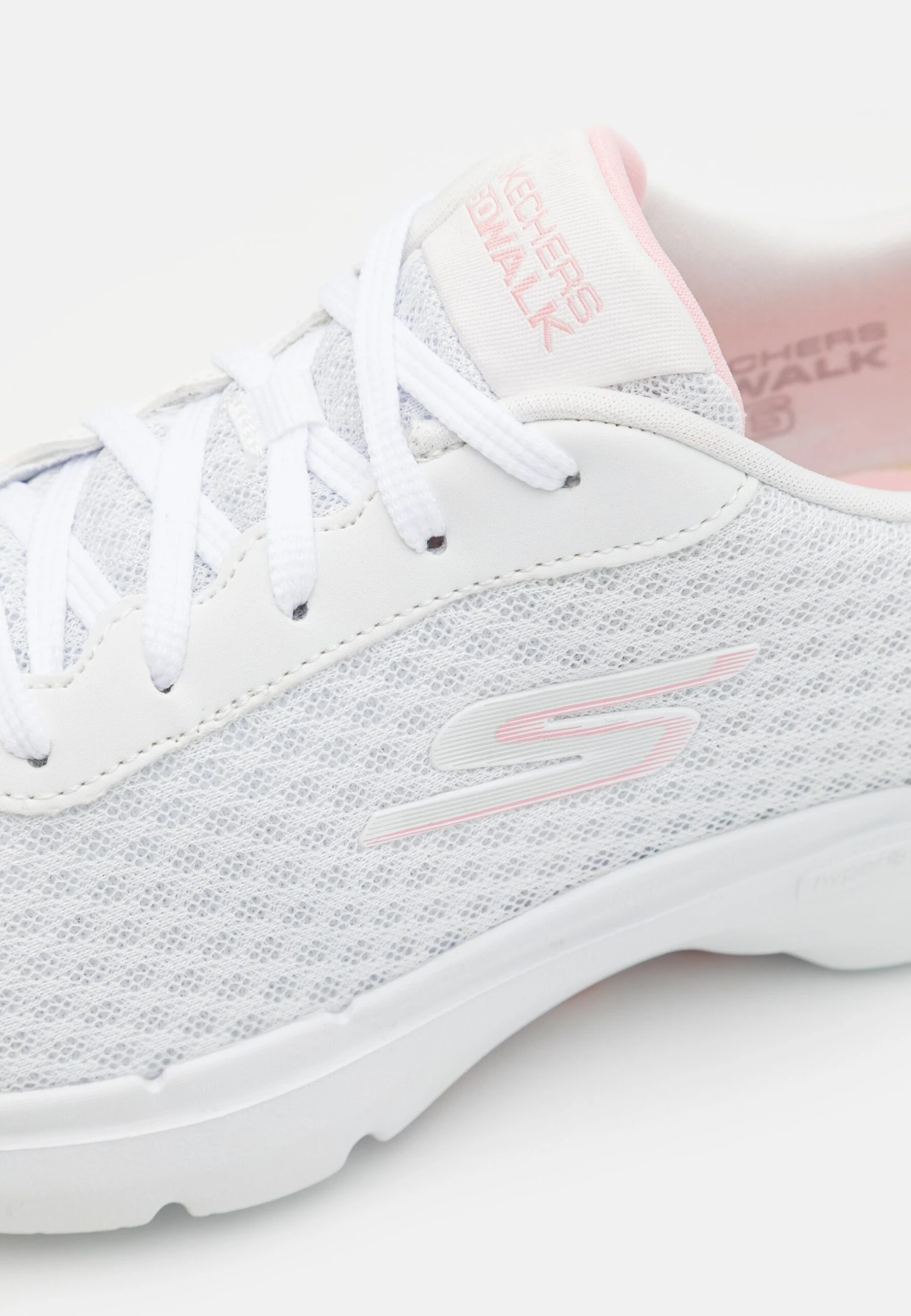 Go Walk 6 - Sportieve Wandelschoenen - White/Pink 8 Go Walk 6 - Sportieve Wandelschoenen - White/Pink - Afbeelding 6