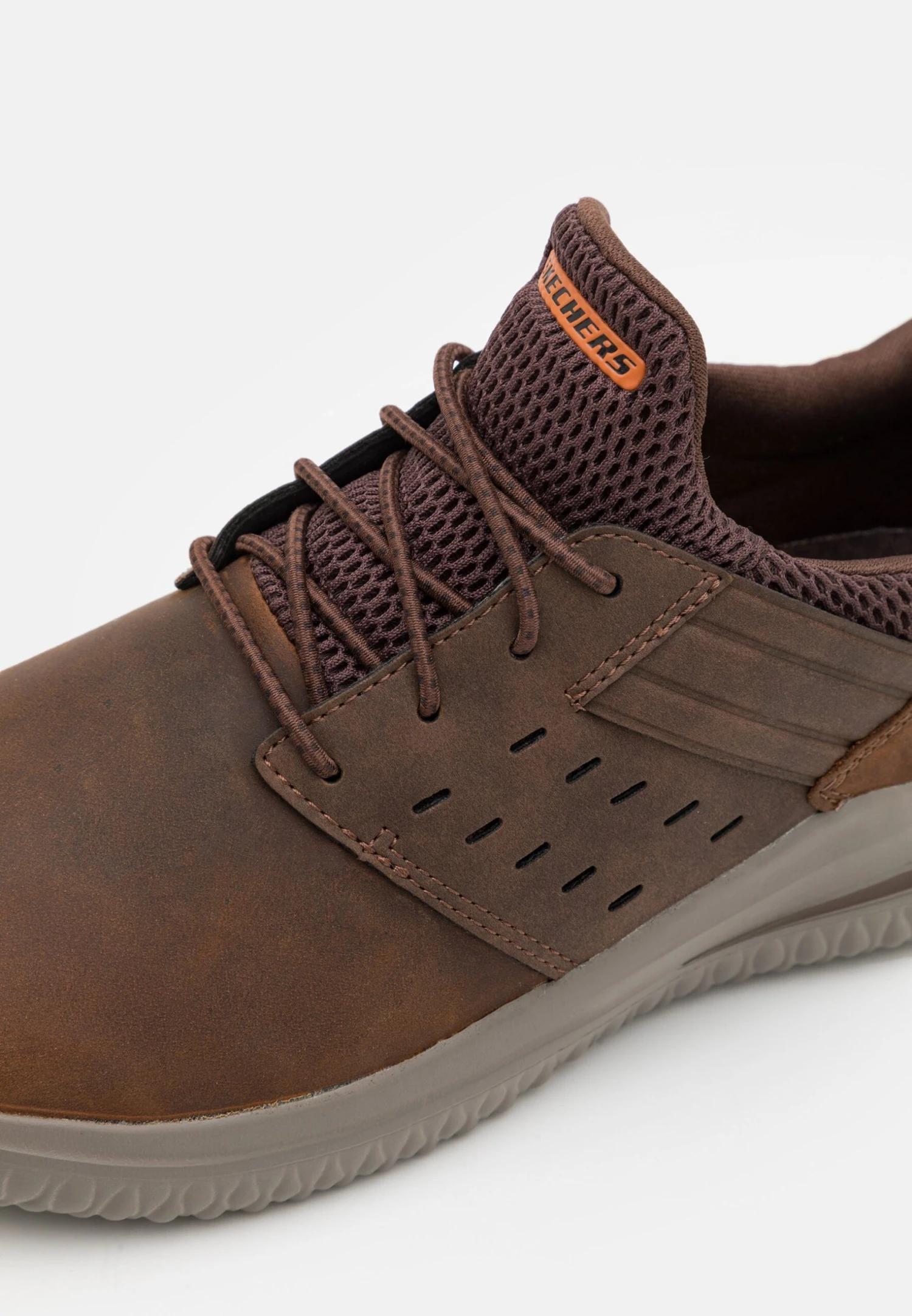 Skechers Delson 3.0 - Sneakers Laag - Dark Brown 8 Skechers Delson 3.0 - Sneakers Laag - Dark Brown - Afbeelding 6