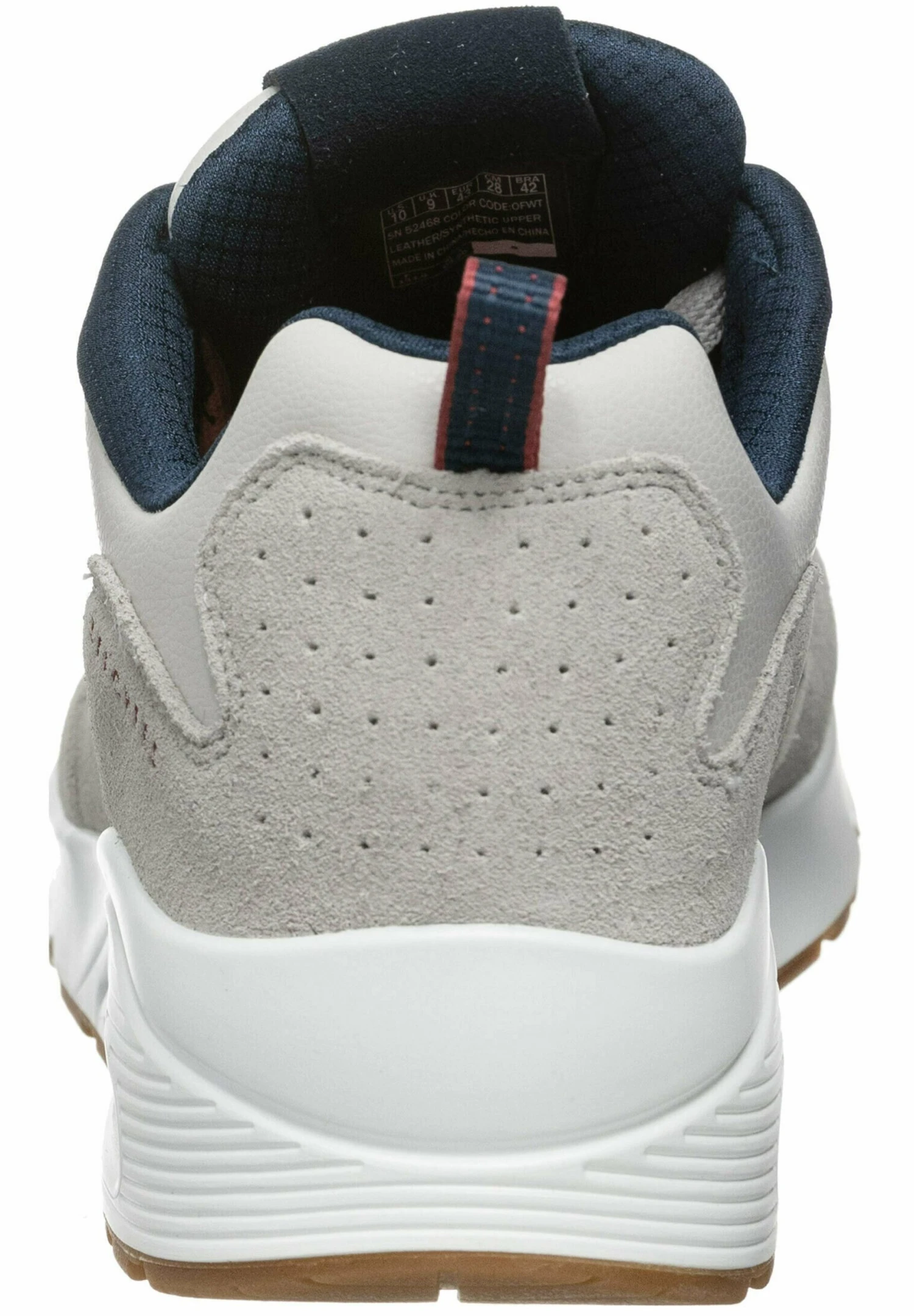 Skechers Sneakers Laag - Off White Leather Pu Trim 6 Skechers Sneakers Laag - Off White Leather Pu Trim - Afbeelding 4