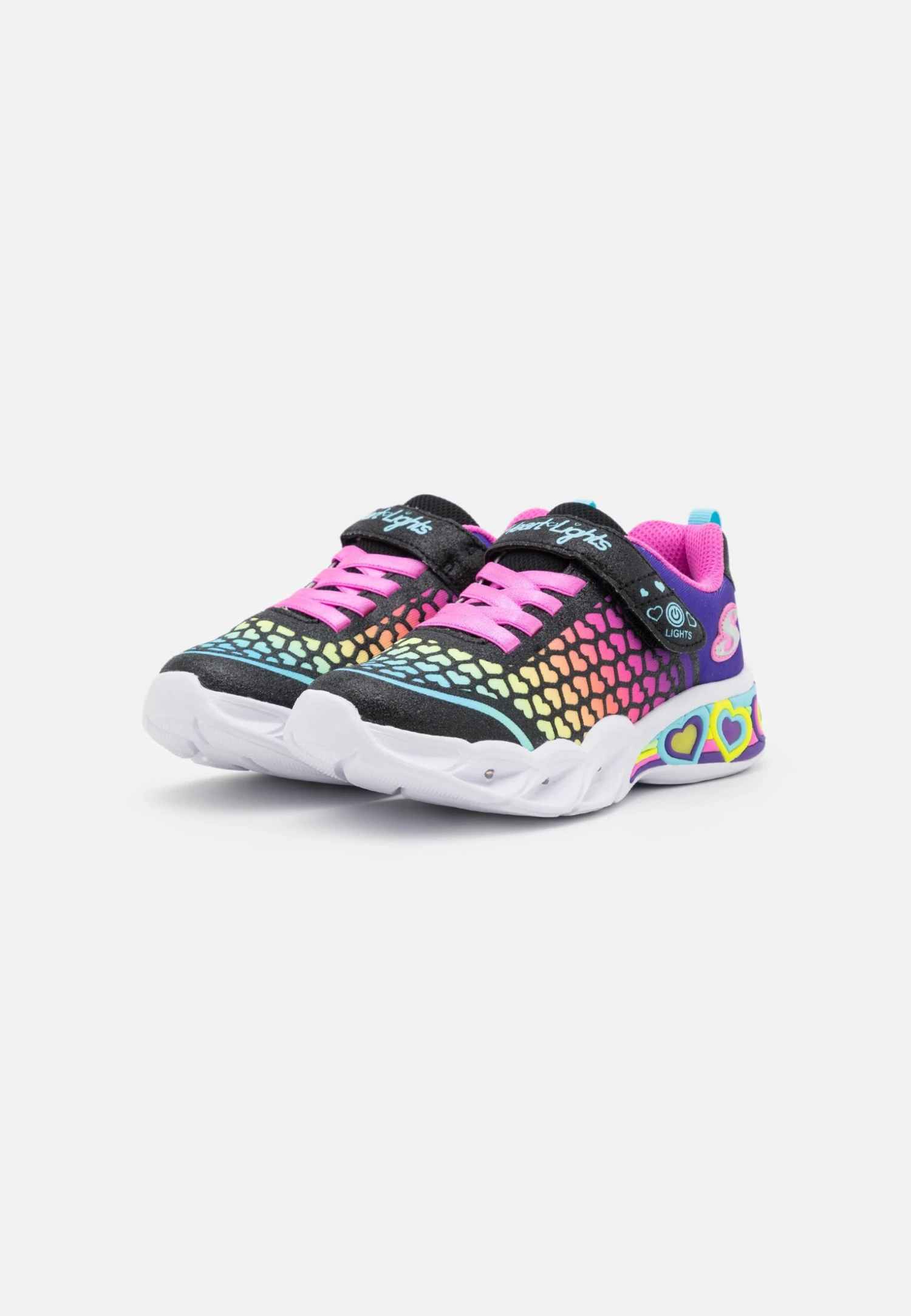Skechers Sweetheart Lights - Sneakers Laag - Black/Multicolor 4 Skechers Sweetheart Lights - Sneakers Laag - Black/Multicolor - Afbeelding 2