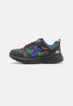 Skechers Dynamic Flash Unisex - Sneakers Laag - Black/Red/Blue