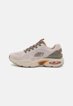 Skech Air- Sneakers Laag - Taupe/Orange