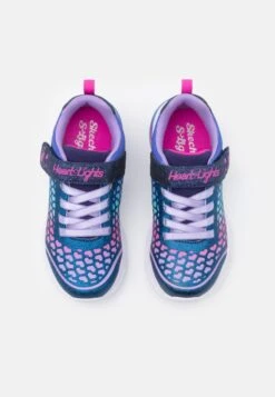Skechers Sweetheart Lights - Sneakers Laag - Navy/Multi-Coloured Glitter/Multi-Coloured -Skechers 90c79c8755ad43e390f7aa660dc760da