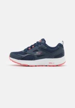 Go Run Consistent Lace Up - Hardloopschoenen Neutraal - Navy/Pink