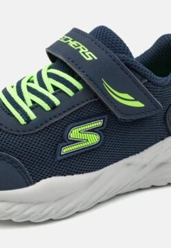 Skechers Gore Strap Molded Logo - Sneakers Laag - Navy/Lime -Skechers 96b7d550bcfb4b238f31cbff7632a18b