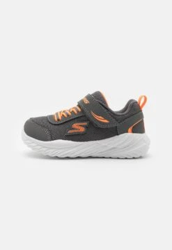 Skechers Gore Strap Molded Logo - Sneakers Laag - Charcoal/Orange