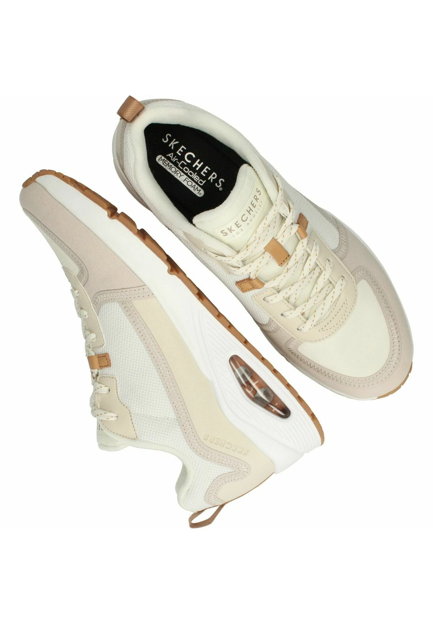 Skechers Uno-Layover - Sneakers Laag - Beige 5 Skechers Uno-Layover - Sneakers Laag - Beige - Afbeelding 3