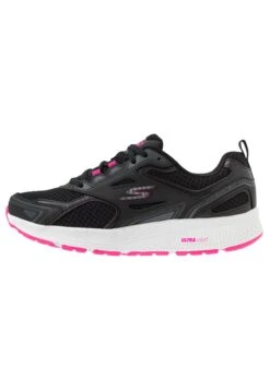 Go Run Consistent Lace Up - Hardloopschoenen Neutraal - Black/Pink