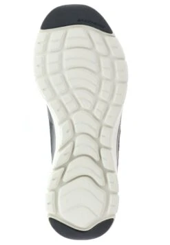 Sneakers Laag - Black Leather/Mesh/Pu/Red Trim -Skechers adf4b973df3341cba001136cd517e55a